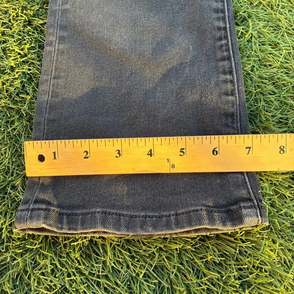 Guess Slim Straight Jeans Men's 31x29 Faded Black Denim Pants Y2K 90s Classic
